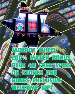 Jackpot wheel casino bonus
